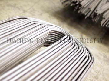 China EN10216-2  / EN10210-1 PED ERW Steel U Bend Heat Exchanger Tube 25.4mm * 2.11mm supplier