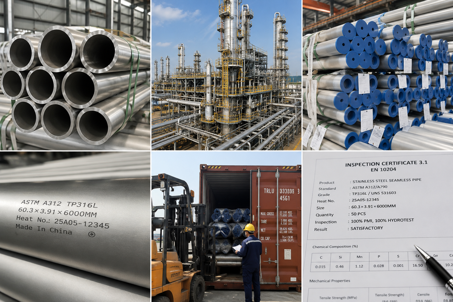Latest company case about Stainless Steel Pipe Supply for a Malaysian Petrochemical Project