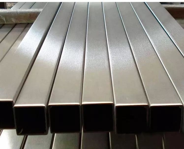 Square 304 Stainless Steel Tube Pipes Hollow Section Cold Rolled For Paper Making