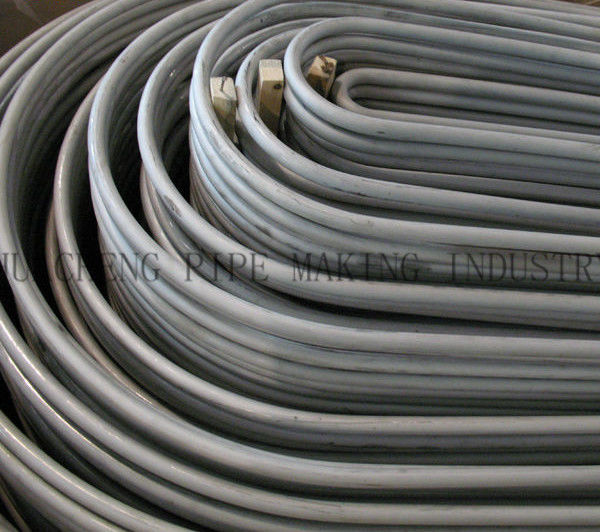 ASTM A210 A106B / A53B / A179 / A192 ERW U Bend Pipe Tubes Annealed , Length 6 m ~ 25m