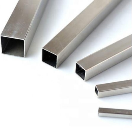 Hot Rolled Seamless 316 Stainless Steel Hollow Square Pipe Tube Brush Polish