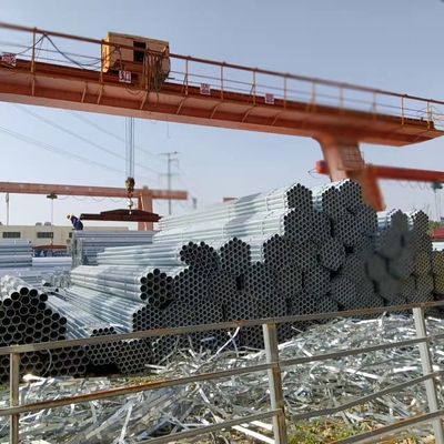 Custom OD 0.5 Inch Galvanized Steel Tube Seamless Round Pipe For Power Tower