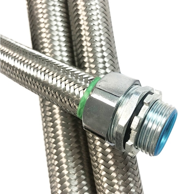 Good price Anti Corrosion SS304 Stainless Steel Braiding Flexible Metal Tube For Electrical Wire Protected online