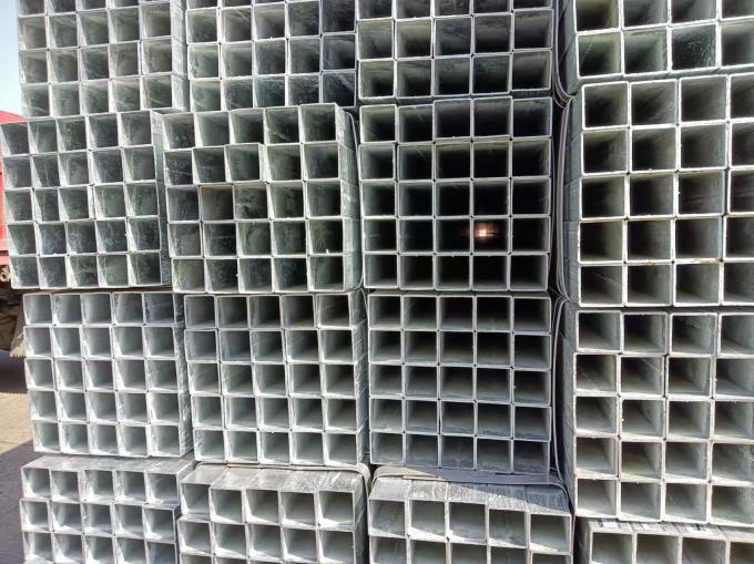 Κοίλος χάλυβα κρατών μελών ERW σωλήνων σωλήνας ASTM A106 A36 A53 1,0033 BS 1387 0 χάλυβα καυτής εμβύθισης γαλβανισμένος